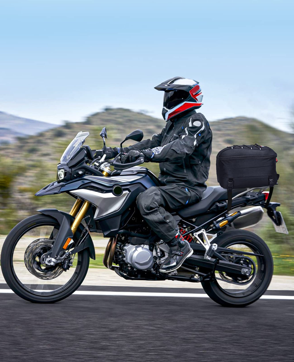 12L-28L Motorcycle Tail Bag