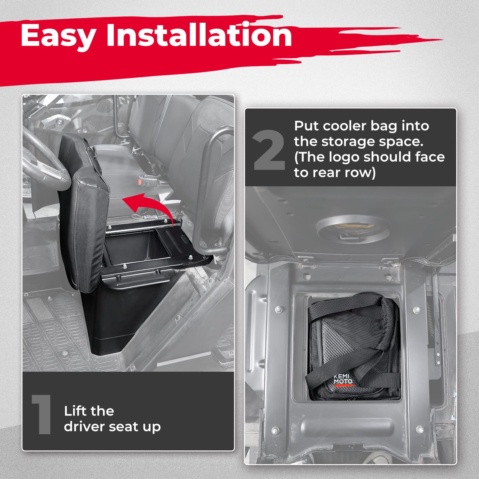 12L Cooler Bag Underseat Storage for Polaris Ranger Crew 1000/ XP 1000